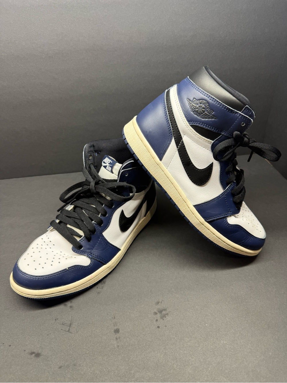Nike Men’s High-Top Sneakers - Navy / White / Black